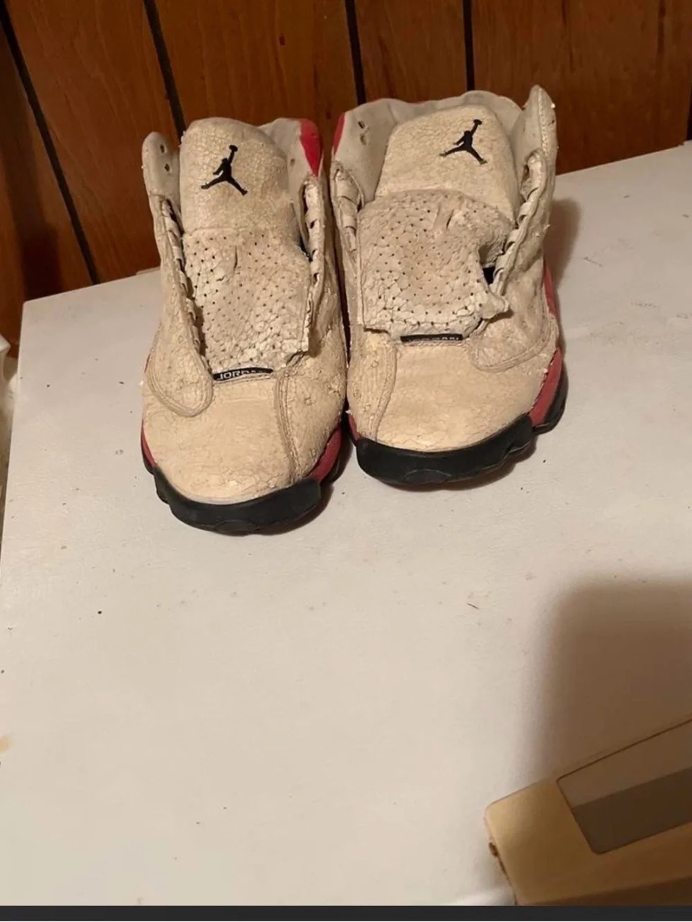 Jordan 13s White & Red